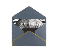 GDSHJKLW Lips Printed In Black And White Stripes Greeting Card with Black Envelopes, 4x6 Thinking of You Cards Happy Birthday Wedding Invitation Blank Note Card for All Occasions