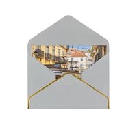 GDSHJKLW lisbon tram Greeting Card with Light Grey Envelopes, 4x6 Thinking of You Cards Happy Birthday Wedding Invitation Blank Note Card for All Occasions