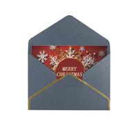 GDSHJKLW Merry Christmas too Greeting Card with Black Envelopes, 4x6 Thinking of You Cards Happy Birthday Wedding Invitation Blank Note Card for All Occasions