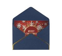 GDSHJKLW Merry Christmas too Greeting Card with Blue Envelopes, 4x6 Thinking of You Cards Happy Birthday Wedding Invitation Blank Note Card for All Occasions