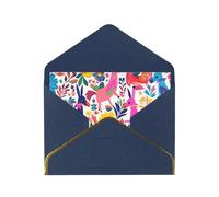 GDSHJKLW Mexican Otomi Animals Greeting Card with Blue Envelopes, 4x6 Thinking of You Cards Happy Birthday Wedding Invitation Blank Note Card for All Occasions