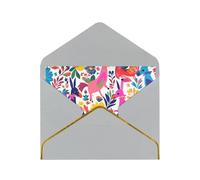 GDSHJKLW Mexican Otomi Animals Greeting Card with Light Grey Envelopes, 4x6 Thinking of You Cards Happy Birthday Wedding Invitation Blank Note Card for All Occasions