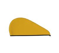 GDSHJKLW Mustard Yellow Drying Hair Caps Super Absorbent Soft Hair Drying Towel Quick Dry Coral Velvet Hair Drying Cap Hair Turban for Women Wet Hair Long Thick Hair