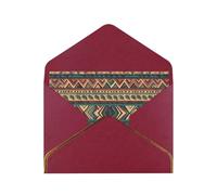 GDSHJKLW Native American1 Greeting Card with Dark Red Envelopes, 4x6 Thinking of You Cards Happy Birthday Wedding Invitation Blank Note Card for All Occasions