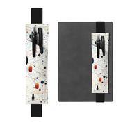 GDSHJKLW Physics Print Elastic Band Pen Holder Detachable Pu Leather Pen Sleeve Pouch Journal Pencil Holder Pencil Case Office Supplies Gift For Hardcover Journals Notebooks Planners
