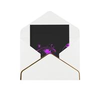 GDSHJKLW purple and black butterfly Greeting Card with White Envelopes, 4x6 Thinking of You Cards Happy Birthday Wedding Invitation Blank Note Card for All Occasions