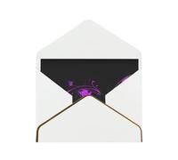 GDSHJKLW purple and black butterfly Greeting Card with White Envelopes, 4x6 Thinking of You Cards Happy Birthday Wedding Invitation Blank Note Card for All Occasions