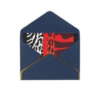 GDSHJKLW Red Leopard and Zebra Animal Greeting Card with Blue Envelopes, 4x6 Thinking of You Cards Happy Birthday Wedding Invitation Blank Note Card for All Occasions