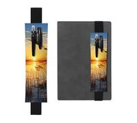 GDSHJKLW Reeds By The River Elastic Band Pen Holder Detachable Pu Leather Pen Sleeve Pouch Journal Pencil Holder Pencil Case Office Supplies Gift For Hardcover Journals Notebooks Planners