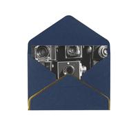 GDSHJKLW Retro Cool Camera Collection Greeting Card with Blue Envelopes, 4x6 Thinking of You Cards Happy Birthday Wedding Invitation Blank Note Card for All Occasions