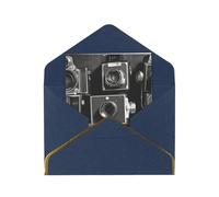 GDSHJKLW Retro Cool Camera Collection Greeting Card with Blue Envelopes, 4x6 Thinking of You Cards Happy Birthday Wedding Invitation Blank Note Card for All Occasions