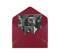 GDSHJKLW Retro Cool Camera Collection Greeting Card with Dark Red Envelopes, 4x6 Thinking of You Cards Happy Birthday Wedding Invitation Blank Note Card for All Occasions