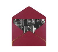 GDSHJKLW Retro Cool Camera Collection Greeting Card with Dark Red Envelopes, 4x6 Thinking of You Cards Happy Birthday Wedding Invitation Blank Note Card for All Occasions