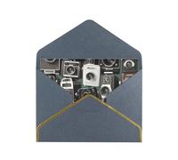 GDSHJKLW Retro Cool Camera Collection1 Greeting Card with Black Envelopes, 4x6 Thinking of You Cards Happy Birthday Wedding Invitation Blank Note Card for All Occasions