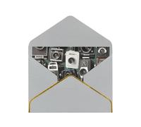 GDSHJKLW Retro Cool Camera Collection1 Greeting Card with Light Grey Envelopes, 4x6 Thinking of You Cards Happy Birthday Wedding Invitation Blank Note Card for All Occasions