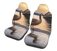 GDSHJKLW - Set of 2 Front Car Seat Covers, Stretchy, Breathable, Soft, Comfortable, Vehicle Seat Cushion Covers, Wild Goose, Car Accessories, Universal for the