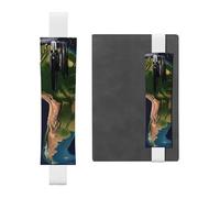 GDSHJKLW South America Satellite Image Elastic Band Pen Holder Detachable Pu Leather Pen Sleeve Pouch Journal Pencil Holder Pencil Case Office Supplies Gift For Hardcover Journals Notebooks Planners