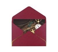 GDSHJKLW Steampunk Watches Keys and Chains Greeting Card with Dark Red Envelopes, 4x6 Thinking of You Cards Happy Birthday Wedding Invitation Blank Note Card for All Occasions