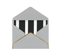 GDSHJKLW stripes black white Greeting Card with Light Grey Envelopes, 4x6 Thinking of You Cards Happy Birthday Wedding Invitation Blank Note Card for All Occasions