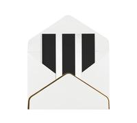 GDSHJKLW stripes black white Greeting Card with White Envelopes, 4x6 Thinking of You Cards Happy Birthday Wedding Invitation Blank Note Card for All Occasions