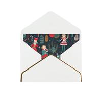 GDSHJKLW Women's Nutcracker Ballet Xmas Dance Greeting Card with White Envelopes, 4x6 Thinking of You Cards Happy Birthday Wedding Invitation Blank Note Card for All Occasions
