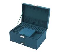 GDSKR 3 Layers Large Jewellery Boxes, Storage Case Drawer Cabinet Necklace Organizer, for Earring Ring Storage Necklace Bracelets Jewellery Storage Box, for Displaying Jewellery