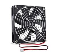 GDSTIME 140mm Fan 24V 140mm x 25mm PC Cooling Fan 2 Pin 96.2CFM | 1400 RPM Big Airflow High Performance Case Cooler For Computer Projector TV box Game Console Xbox Router