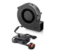 GDSTIME 140mm x 40mm Blower Fan AC 220V 240V Powered Radial Cooling Fan with DC 5V-12V Adjustable Speed Controller Dual Ball Bearing