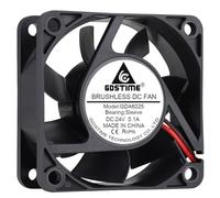 GDSTIME 24V Fan 60mm DC Brushless PC Cooling Fan | 60 x 25mm 4500 RPM 2Pin 6025 for 3D Printer Server Units Xbox Game Console Router TV box Computer