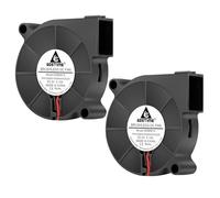 GDSTIME 2pcs 5015 Blower Fan 5V 0.12A 50mm x 50mm x 15mm 3500 RPM Centrifugal Cooling Case Blower Fan for Purifier Humidifier 3D Printer Laptop Motherboard Exhaust Ventilation