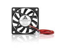 GDSTIME 60 x 60 x 10 mm 2 Pin 5V Mini Computer Fan Small 6CM Miniature Brushless DC 5V Fan Dual Ball Bearing 3500 RPM 14.3 CFM For 3D Printers Heatsinks or Small fans Replacement