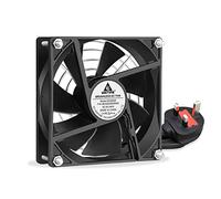 GDSTIME 92mm x 25mm AC 220V PC Fan 92mm EC 240V Computer Cooling Fan Dual Ball Bearing Brushless AC Axial for Chassis Server Cabinet Replacement