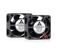 GDSTIME DC 12V 40mm x 20mm Cooling Fan 2-Pin 40mm Brushless Fan Cooler 2PCS 40mm x 40mm x 20mm