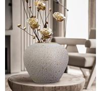 GDSZJLJ Ceramic Farmhouse Large Vase,6.8 Inch Vintage Floor Tall Vase Boho Ceramic Vase Pottery Rustic Flower Vase for Living Room Entryway Table,Centerpiece Decor,Shelf Decor, Mantel,Wedding