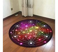 gdt Drum Mat Rug,Rock Band Round Soundproof Blanket,Decoration Rehearsal Room Piano Room Shock Absorber Drum Mats/D / 120cm