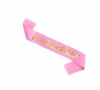 GDTO8820 72nd Birthday, 72nd sash, HBD Decorations 4 Girls, Pink and Gold sash, Happy seventy-two Birthday Party Supplies, its my seventy two birthda, Happy Birthdays Sash, Birthday baddie (72nd)