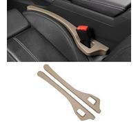 GDUTBC 2 Pcs Car Seat Gap Filler for BMW Z3 Z3M Z4 Z4M Z8, Car Seat Crevice Plugging Strips,Car Seat Side Gap Filler Leak Proof Car Storage Organizer,F Beige