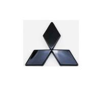 GDUTBC Car Emblems for Mitsubishi L200 2010-2015, Waterproof Emblem Front Rear Grill Badge Hood Trunk Replacement Letters Logo Sticker, Car Tuning Styling Accessories,A Black