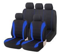 GDUTBC Car Seat Cover for Skoda Kamiq 2019-2024, Front Rear Auto Seat Covers Set, Breathable Wear Resistant Non-Slip Car Seat Cushion Seat Protectors,D Blue