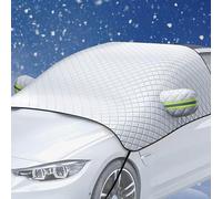 GDUTBC Car Windscreen Cover for Ford Fiesta MK8 2017-2022 2023, All Weather Front Window Windshield Covers with side mirror cover, Snow Ice Frost Protective Sun UV Resistant,B 145×245cm