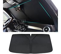 GDUTBC Car Windshield Sun Shade for Mercedes Benz S-Class W222 2013-2022, Foldable Sunshade Cover Front Windshield Sun Visor, Anti-UV Heat Insulation Car Accessories