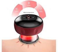 GDWD Smart Cupping Device | 3-in-1 Handheld Dynamic Suction Massager -12 Adjustable Speed Settings Equipped with Heating Therapy for Shoulder Back and Neck Electric Scraping Cupping Massage Tool