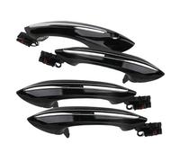 GDYOKNBHT 4PCS Black Outer Outside Exterior Keyless Entry Door Handle Set Compatible with BMW 5 6 7 Series F07 F10 F11 F06 F12 F13 F01 F02 51217231931