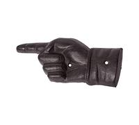 GDYOOSHOW Cast Iron Right Finger Direction Sign Vintage Hand Pointing House Plaque Garden Bar Cafe Store Gate Door Sign Wall Mount Decoration (Brown rust right hand)