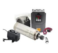 GDZ-80-2.2B, 2.2KW ER20, Water Cooled Spindle Motor, Cooling, 80x213mm, Router Milling Kit, With frequency inverter,(220V)