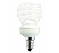 GE 72714 E14 Small Edison Screw 12 Watt Compact Light Energy Saving Bulb, Fluorescent