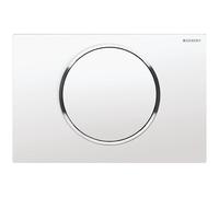 GE BetPl. Sigma10, For Flush Stop Valve White/Gloss Chrome/White