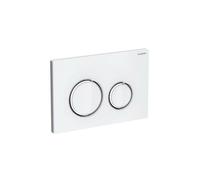 Geberit Flush Plates Sigma21 White Glass for double button rinsing 115884SI1