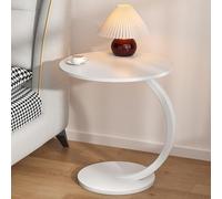 ge Black Rolling Sofa Side Table Mobile Office End Table with Wheels Stylish and Functional Furniture for Living Room and Office Decor