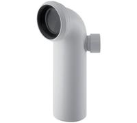 GE Geberit Connection Elbow PP 90° With Additional Connection Right D90/110